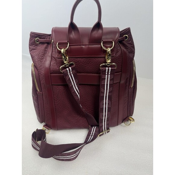 DKNY Rapture Faux Leather Backpack in Wine - Picture 4 of 9
